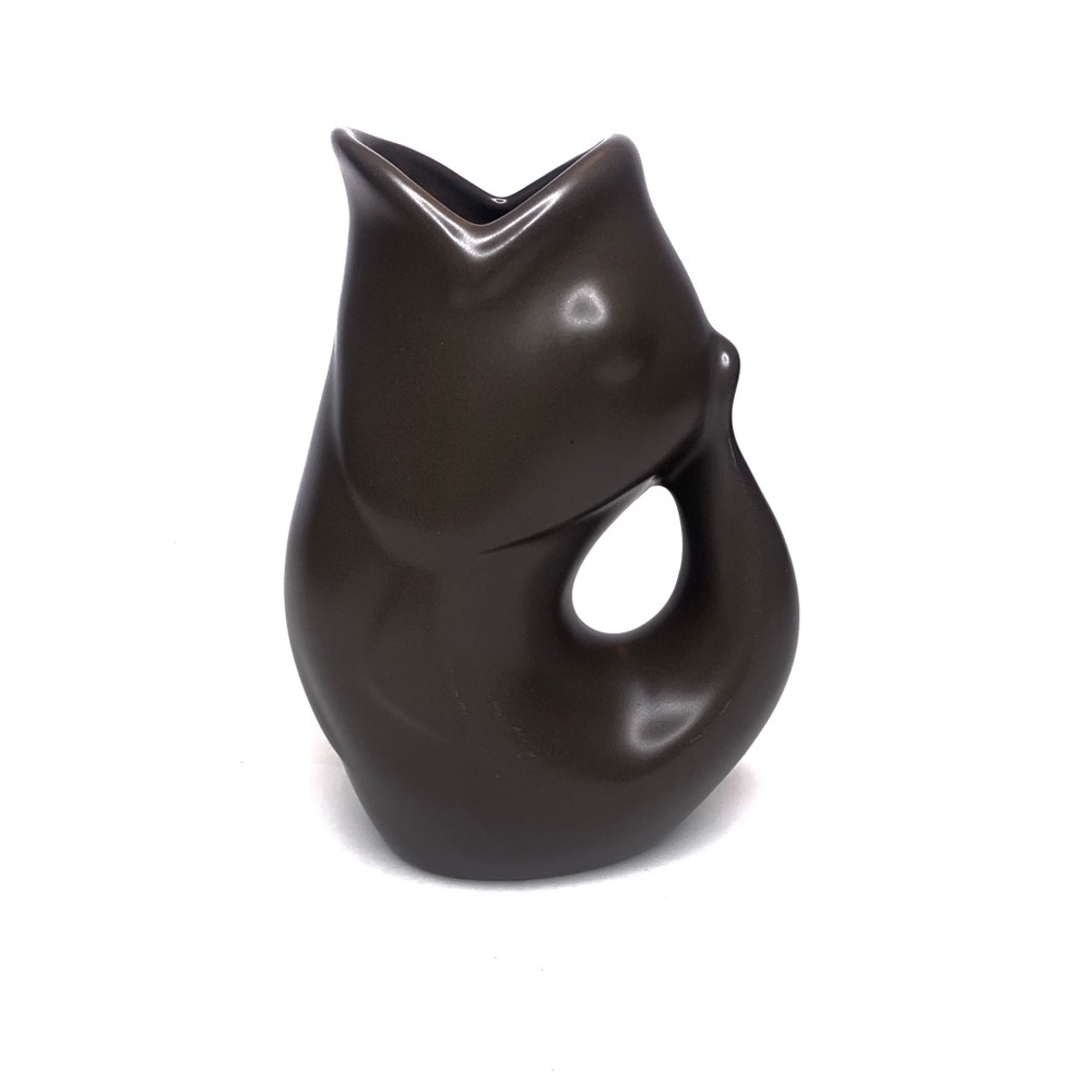 GurglePot - 12oz Slate Fish Jar Pitcher
